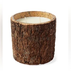Luxury Bark Wrapped Soy candle AMAZING smell Long Burning